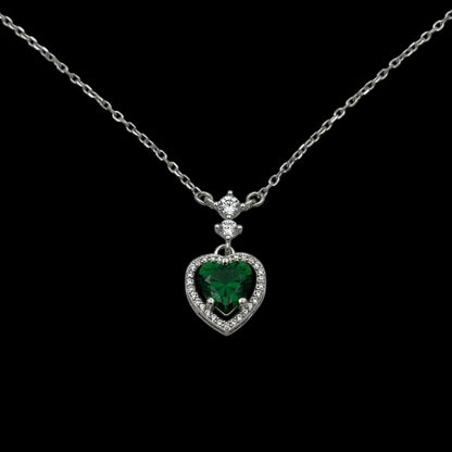 Lantisor Love Green Argint
