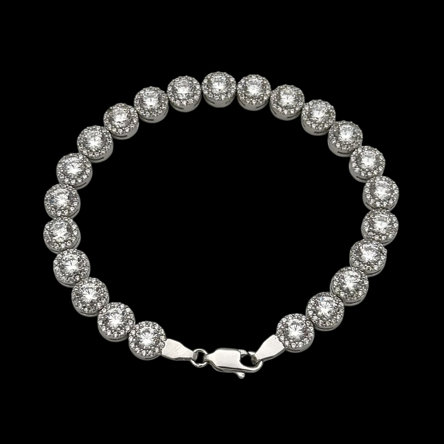 Bratara Tennis Angely Argint