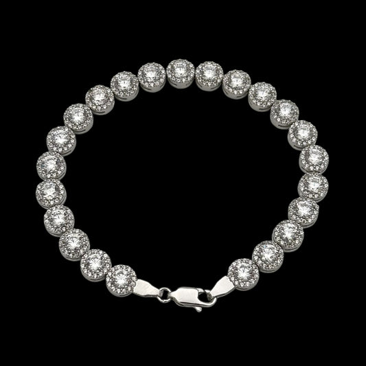 Bratara Tennis Angely Argint