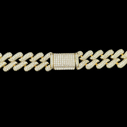Colier Cuban Special Placat cu Aur 18K