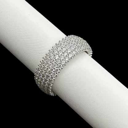 Inel Tennis Diamonds Argint