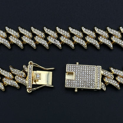 Brățară Cuban Rebel Gold