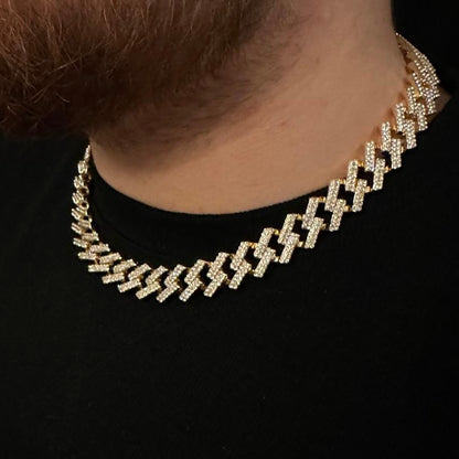 Colier Cuban Miami Gold