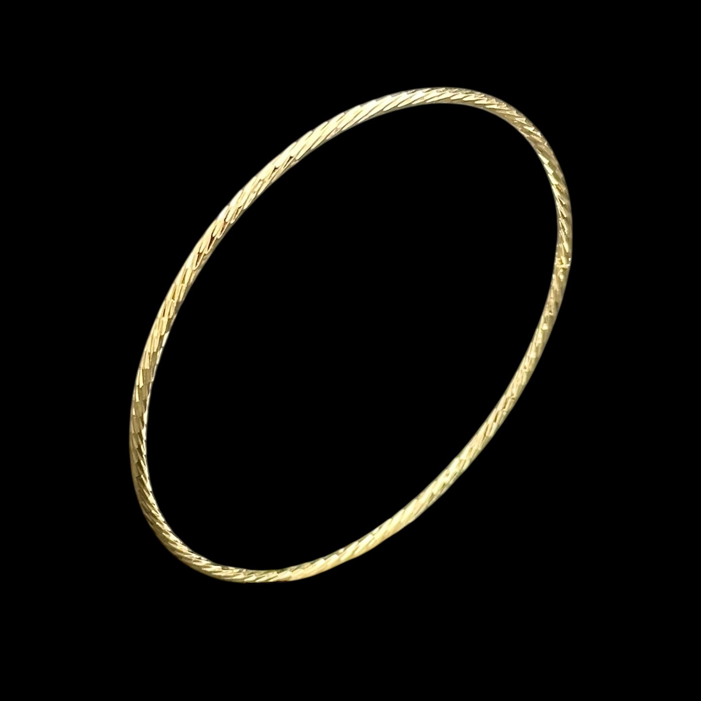 Brățară Fixă Twist Placată cu Aur 18K