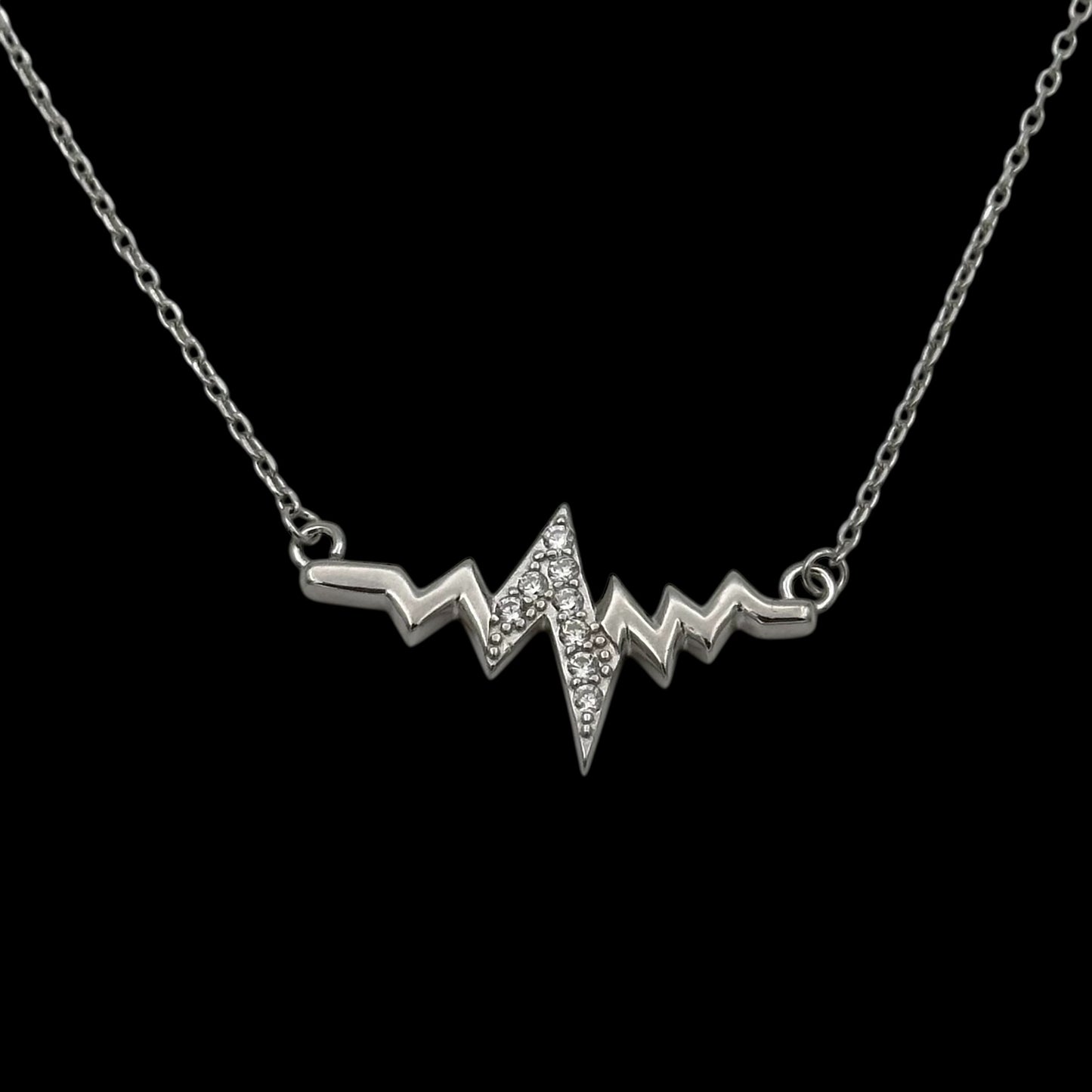 Colier Heartbeat Argint