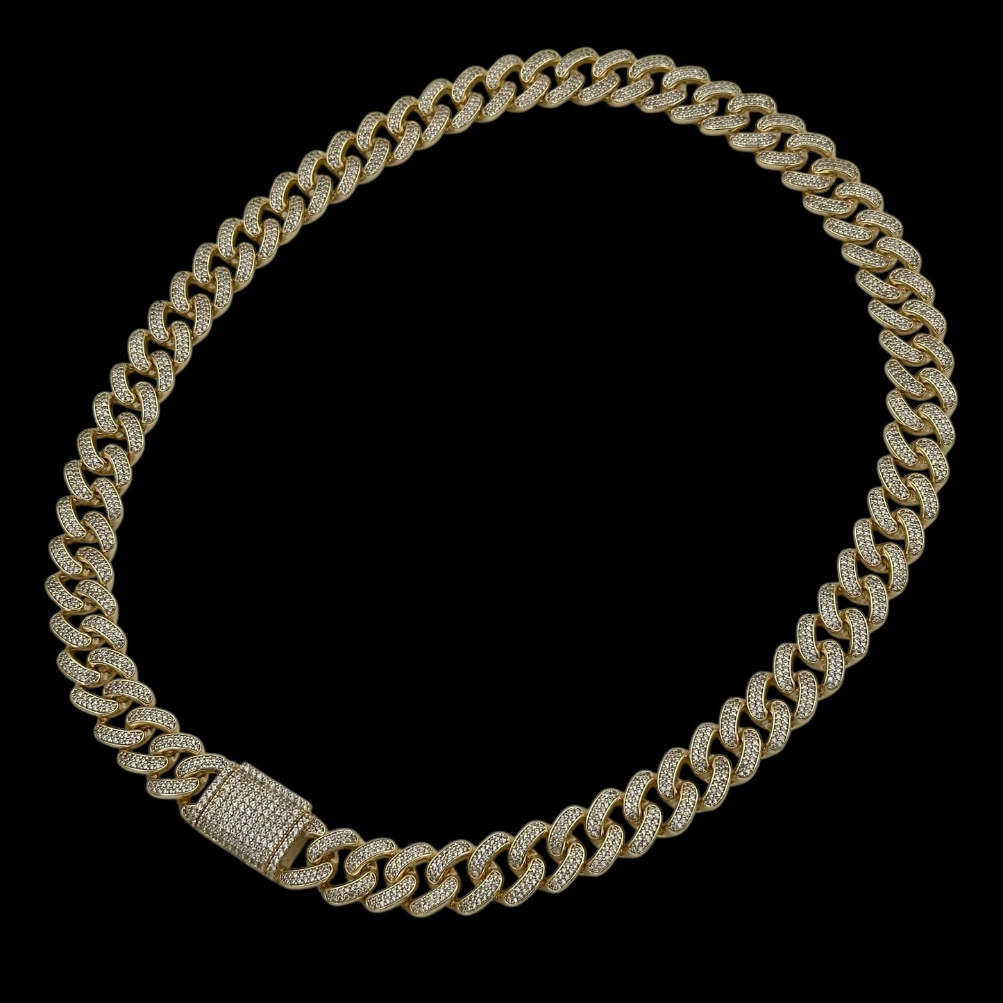 Colier Cuban Special Placat cu Aur 18K