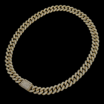 Colier Cuban Special Placat cu Aur 18K