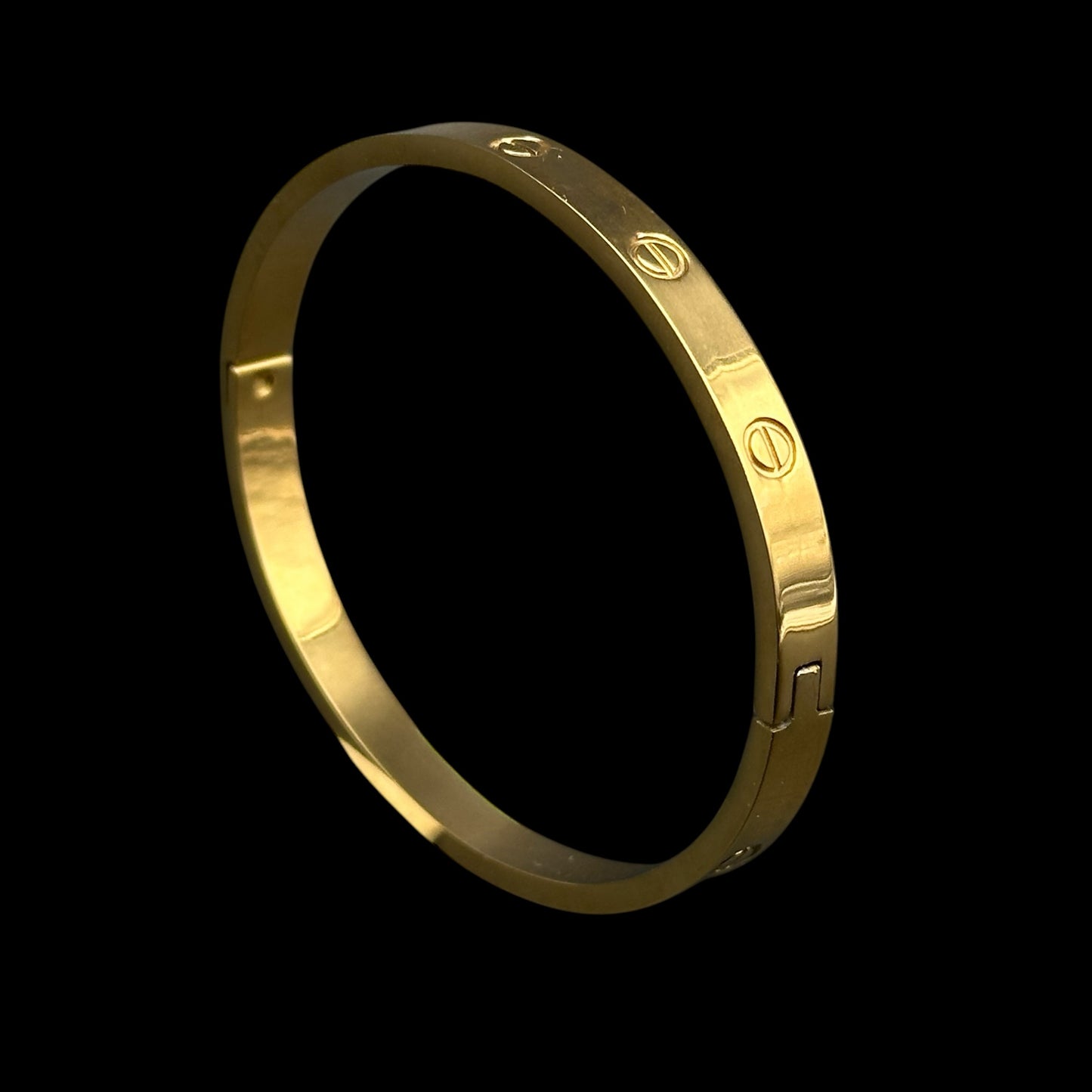 Brățară Fixă Bărbați Gold INOX