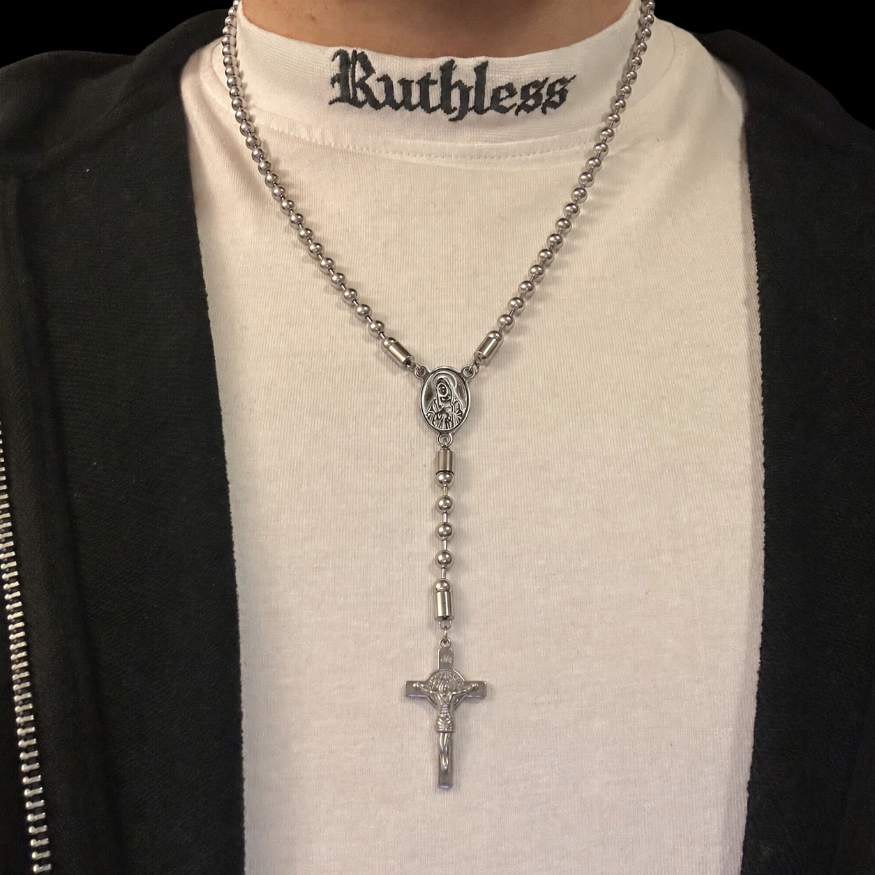 Colier Rosary Clasic INOX