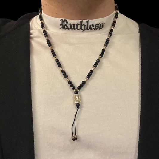 Colier Rosary Royal Black