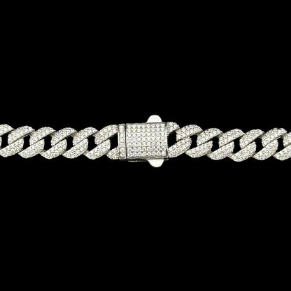 Bratara Cuban 10mm Argint