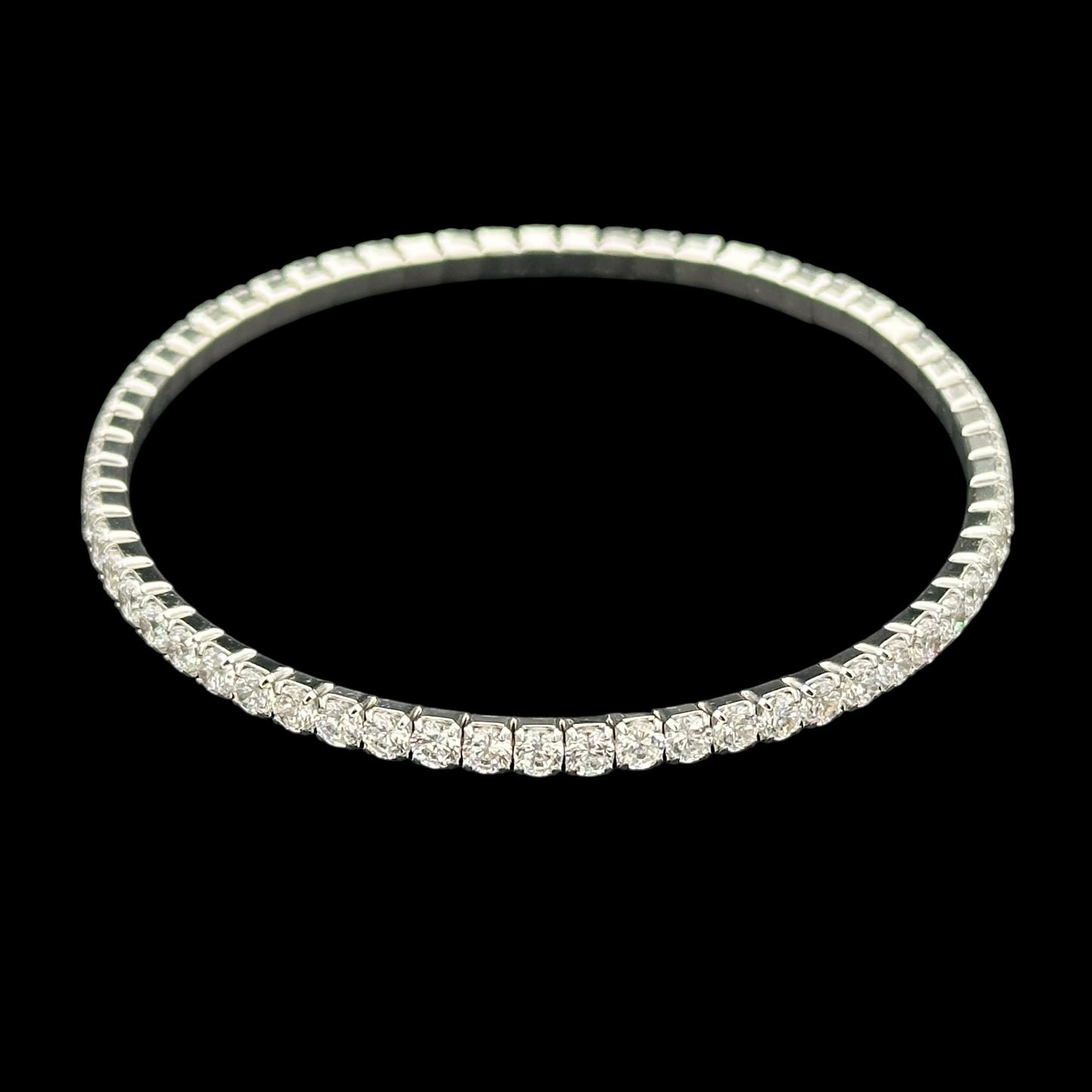 Bratara Tennis Elastic Argint