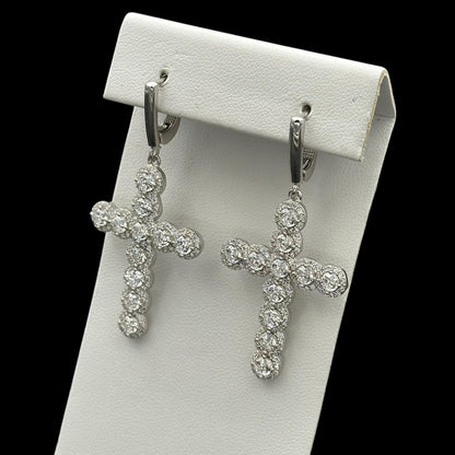 Cercei Cross Angely Argint