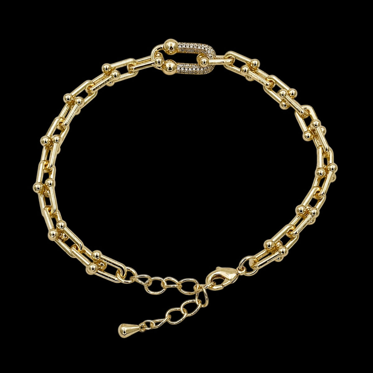 Bratara de picior Legacy Placata cu Aur 18K