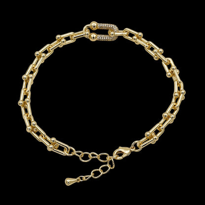 Bratara de picior Legacy Placata cu Aur 18K