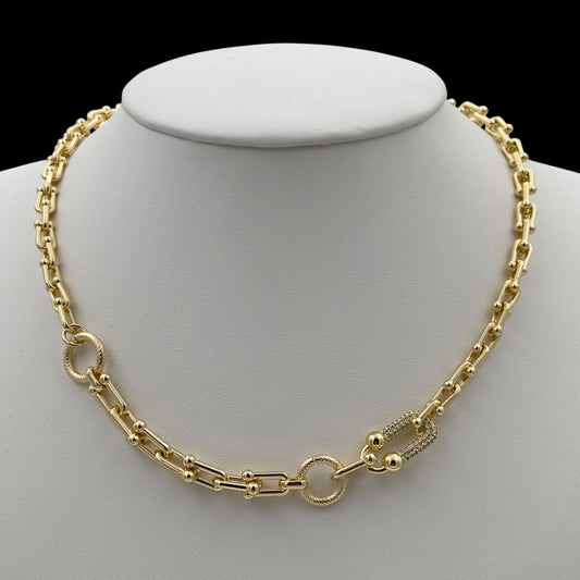 Colier Legacy Signature Placat cu Aur 18K