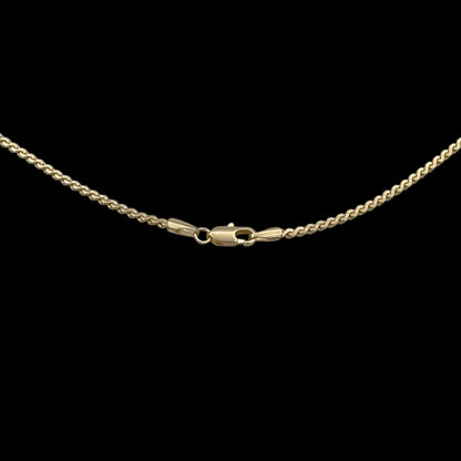 Colier Nail Cross Multicolor Placat cu Aur 18K