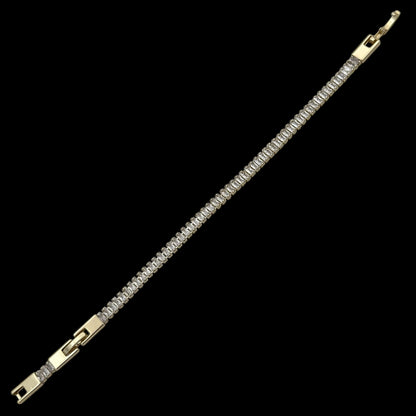 Brățară Tennis Deluxe Placată cu Aur 18K