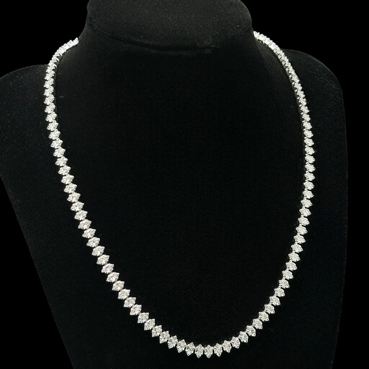 Colier Tennis Fantasy Silver