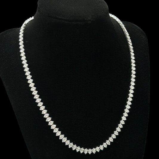 Colier Tennis Fantasy Silver