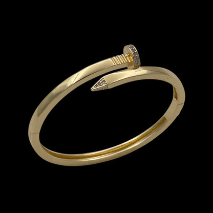 Brățară Fixă Nail Placată cu Aur 18K