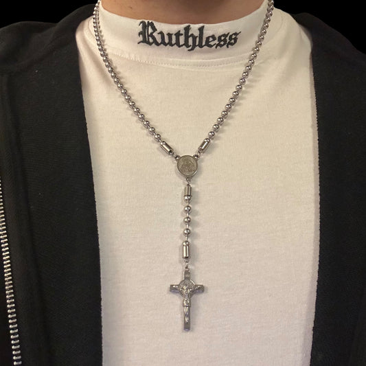 Colier Rosary Clasic INOX