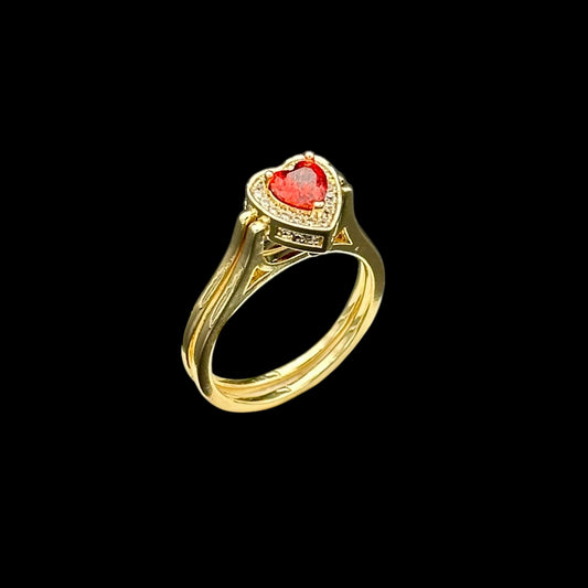 Inel Spin of Love Placat cu Aur 18K