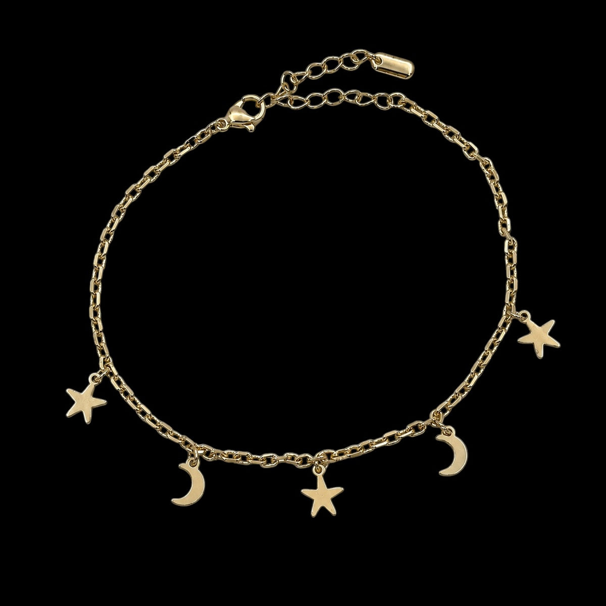 Bratara de picior Moonstar Placata cu Aur 18K
