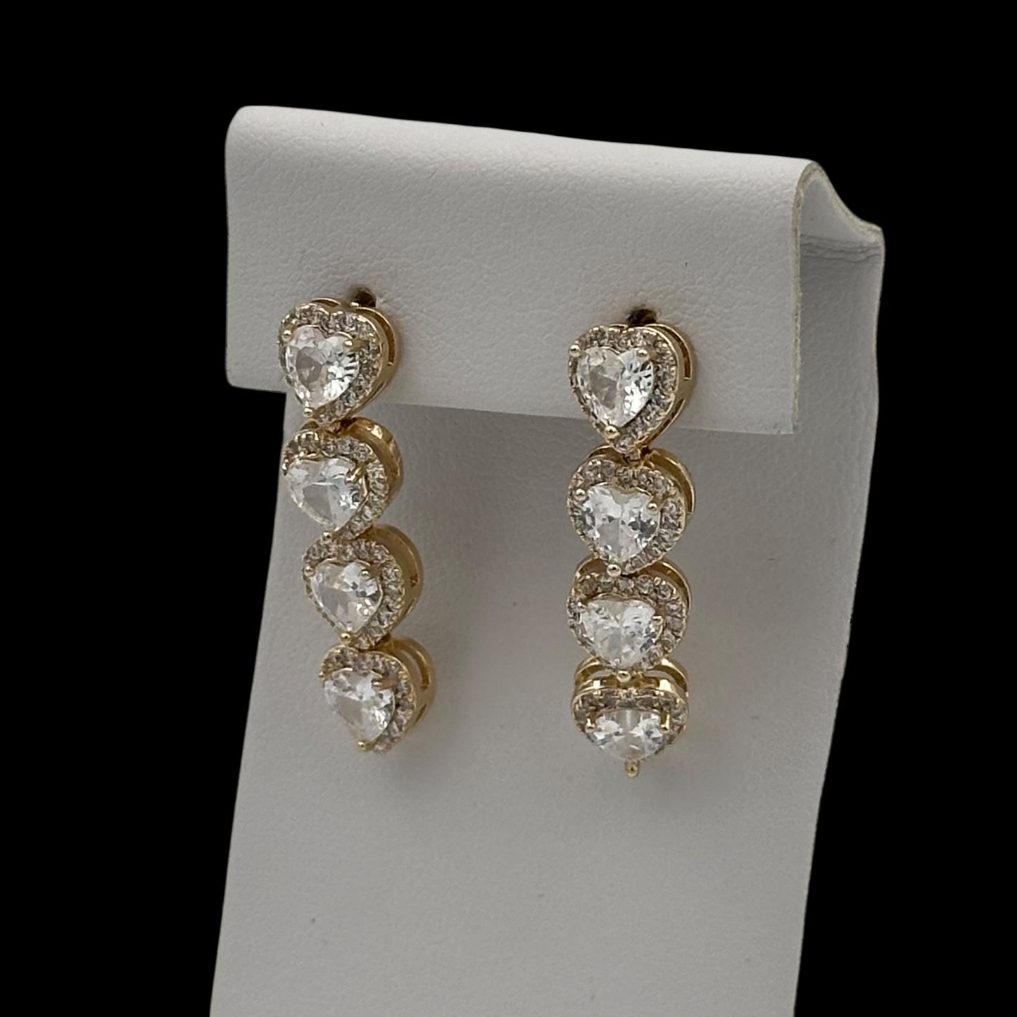 Colier Tennis Love's Embrace + Cercei Placați cu Aur 18K