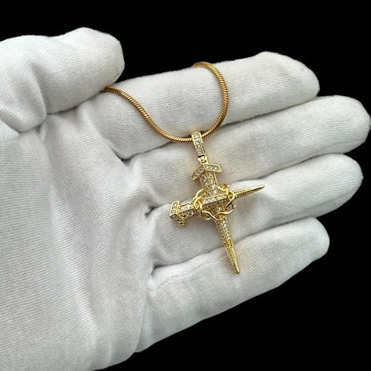 Colier "Valyrian Blade" Gold INOX