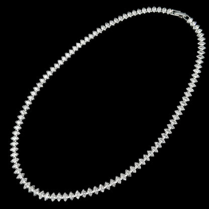 Colier Tennis Fantasy Silver