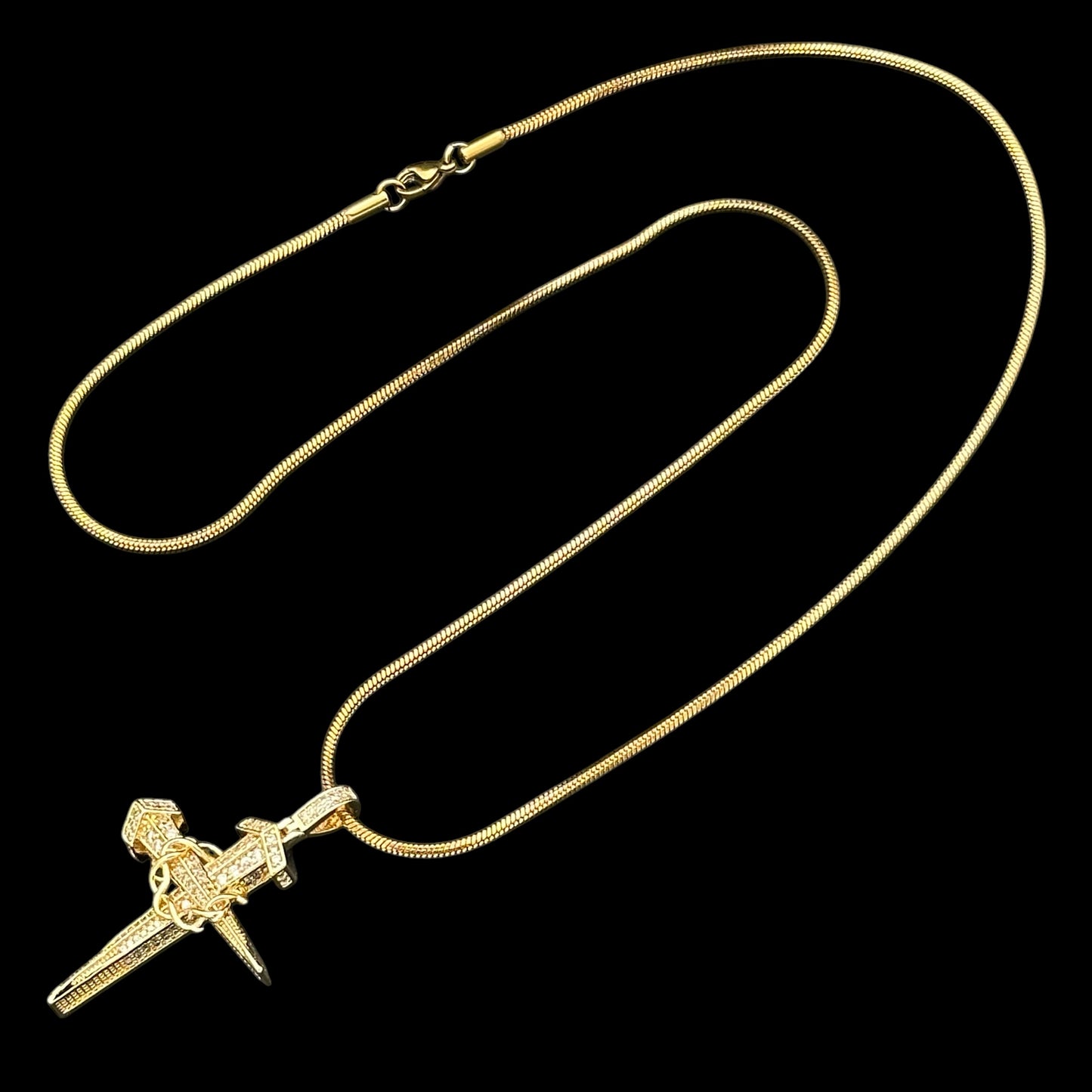 Colier "Valyrian Blade" Gold INOX
