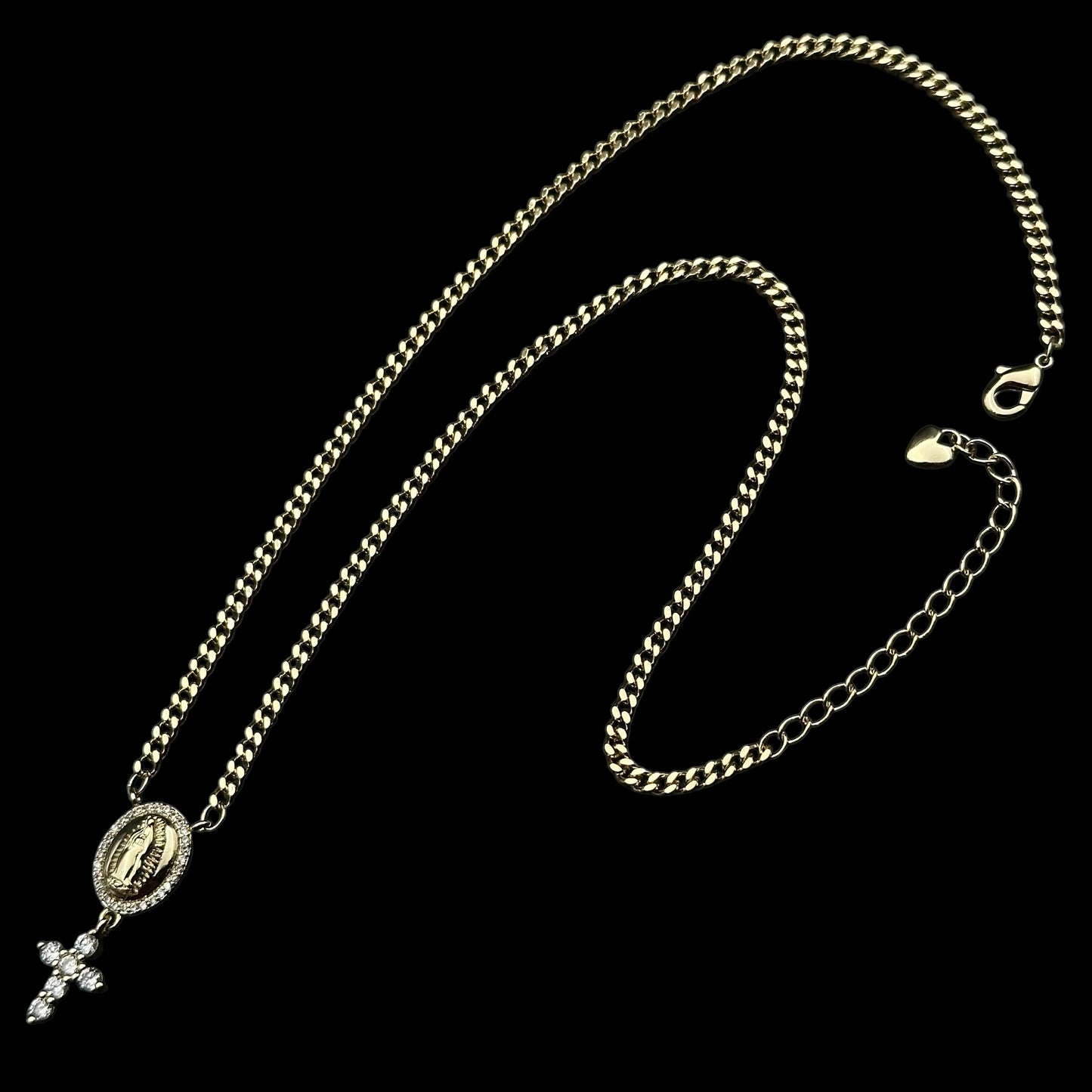 Colier Rosary Damă 2 Placat cu Aur 18K