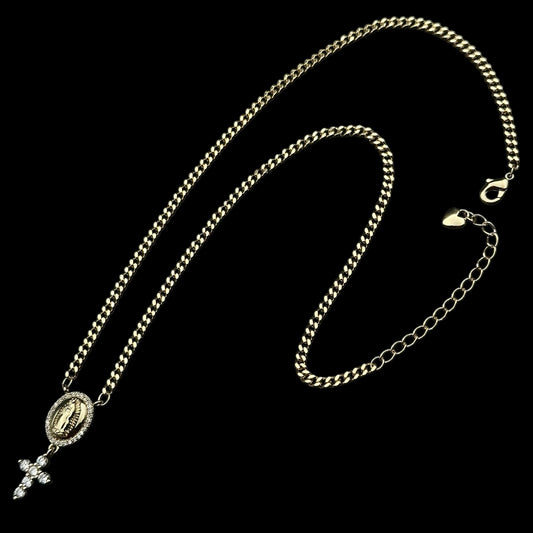 Colier Rosary Damă 2 Placat cu Aur 18K