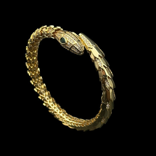 Brățară Fixă Snake Gold INOX