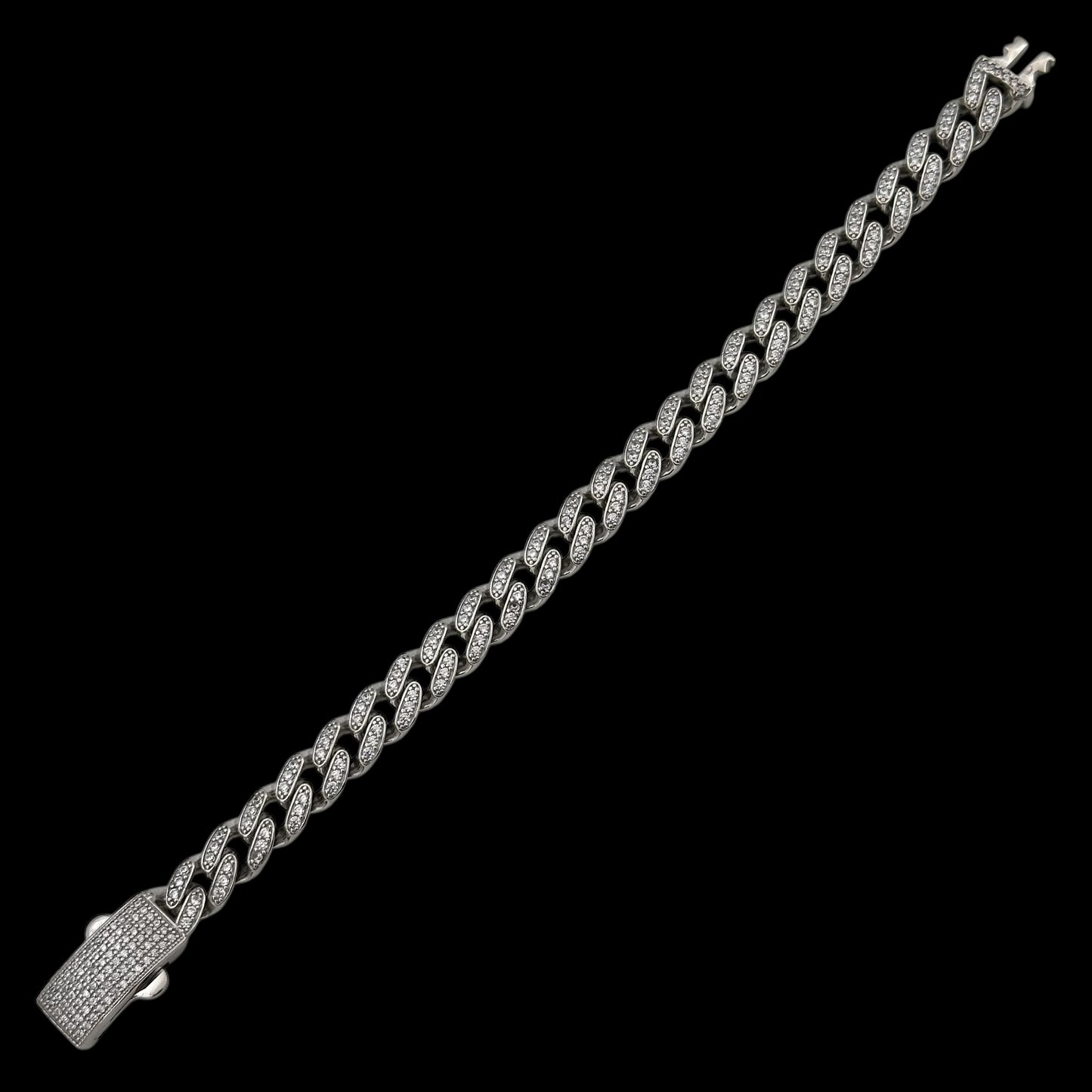Bratara Cuban 10mm Argint