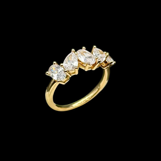 Inel Mirage Placat cu Aur 18K