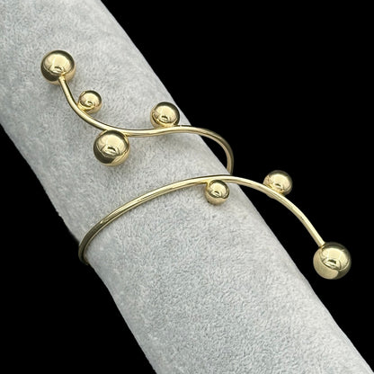 Brățară Fixă Eclipse Placată cu Aur 18K