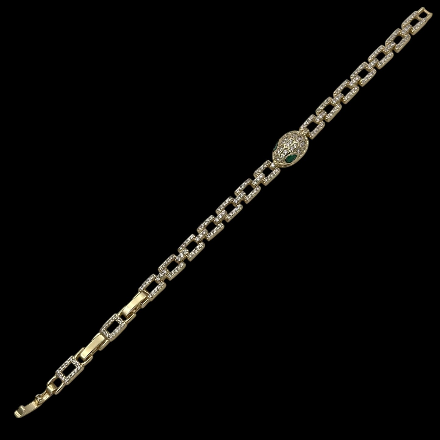 Brățară Snake Placată cu Aur 18K