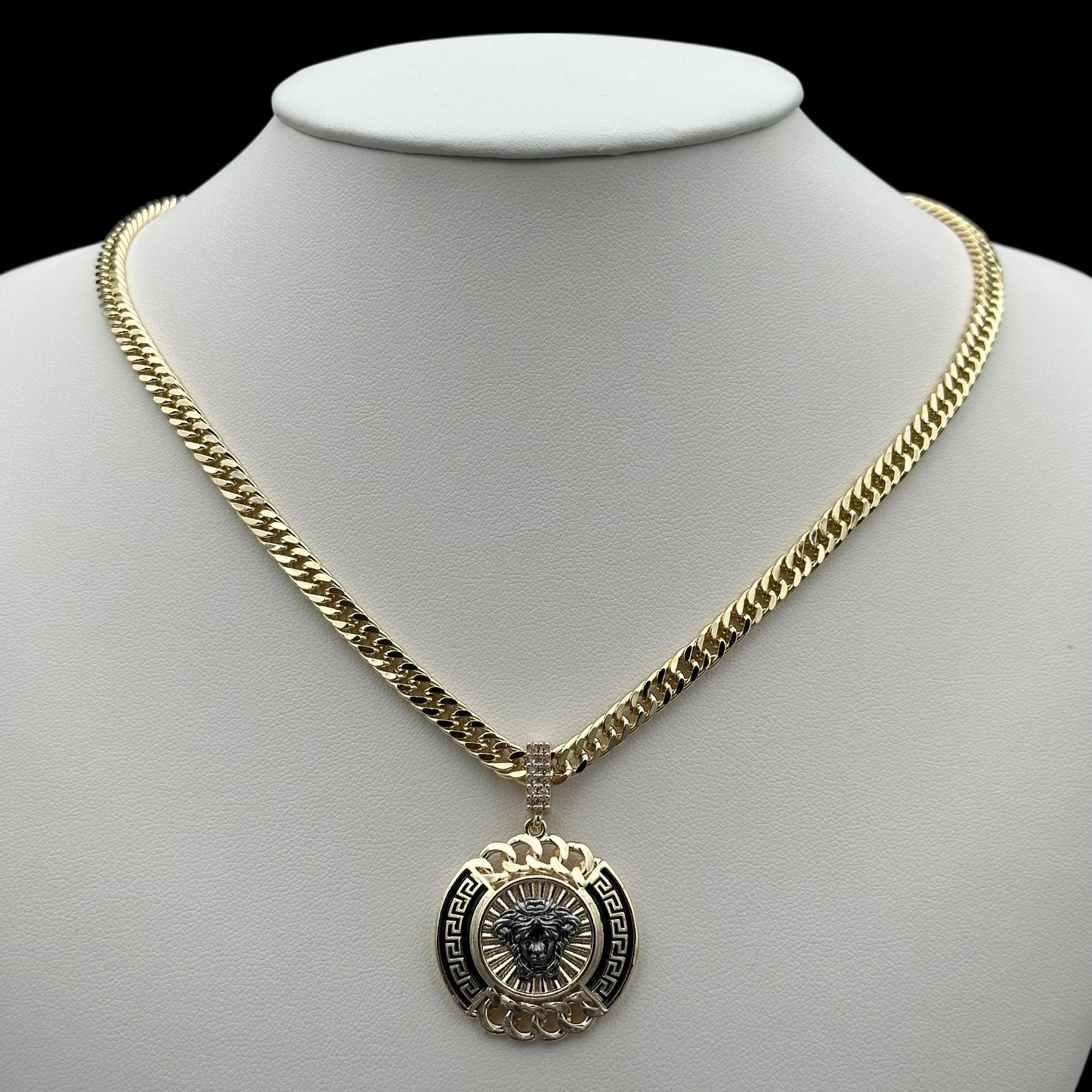 Colier Medusa Placat cu Aur 18K