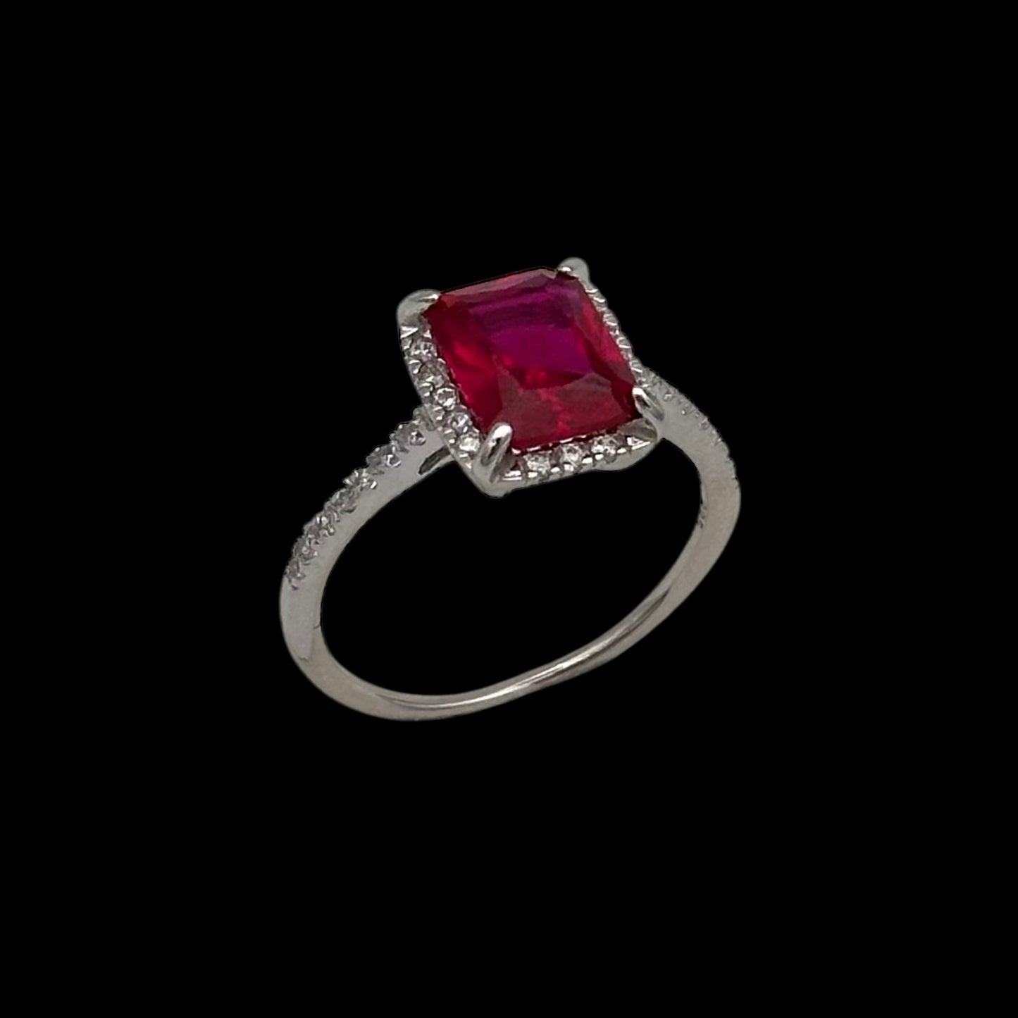 Inel Diamond Red Argint