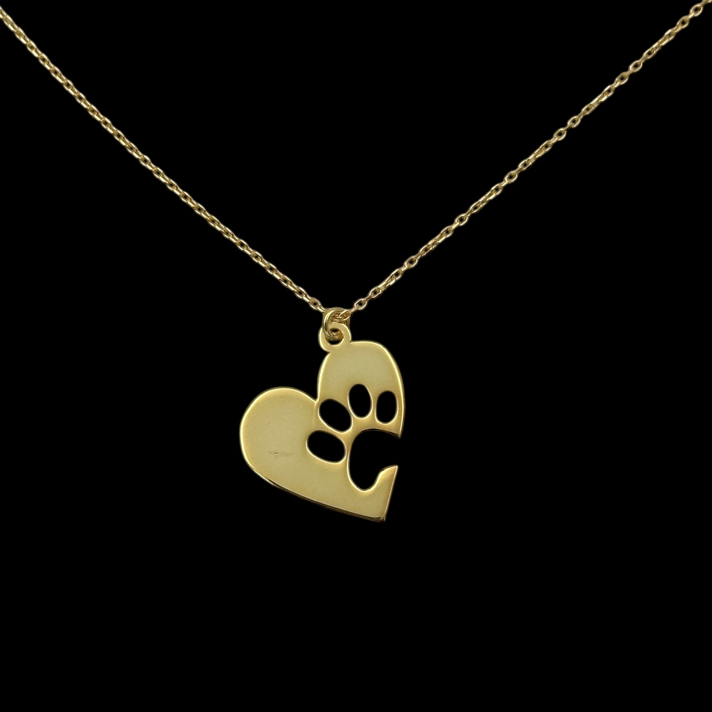 Lantisor "My Friend" Argint Placat cu Aur 14K