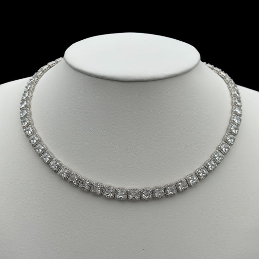 Colier Tennis Diamond Argint