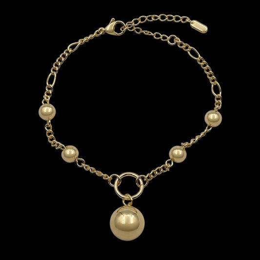 Bratara de picior Eclipse Placata cu Aur 18K