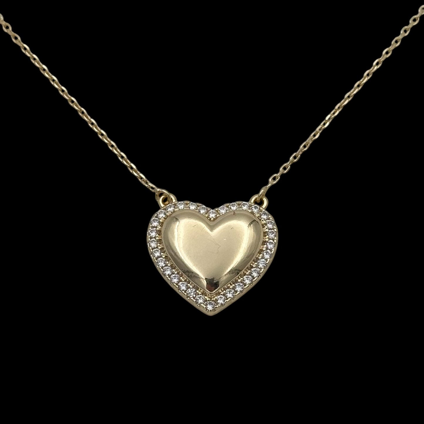 Colier Heart Placat cu Aur 18K