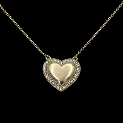 Colier Heart Placat cu Aur 18K