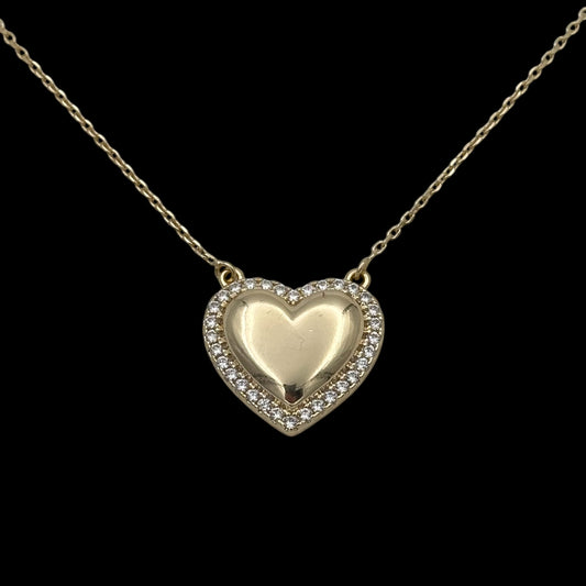 Colier Heart Placat cu Aur 18K