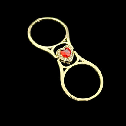 Inel Spin of Love Placat cu Aur 18K