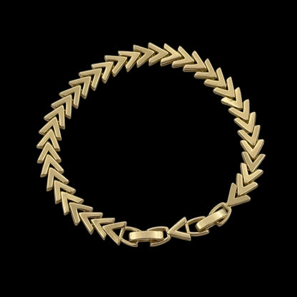 Bratara Arrow Placata cu Aur 18K