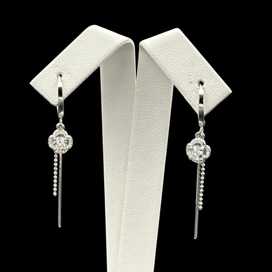 Cercei Flower Argint